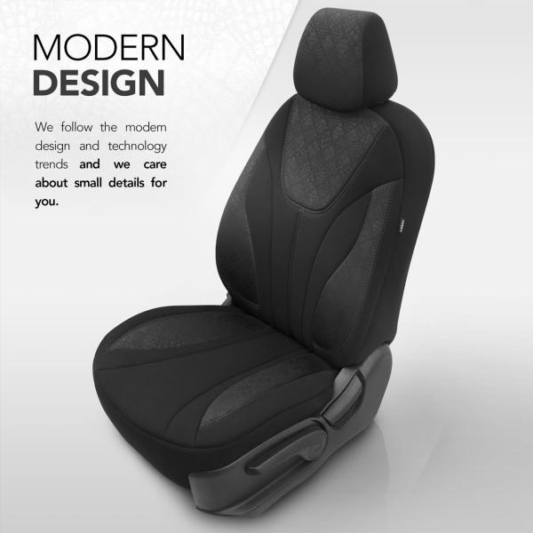 Auto Sitzbezug Set Universal Vorne und Hinten Komfortabel Komplett Set